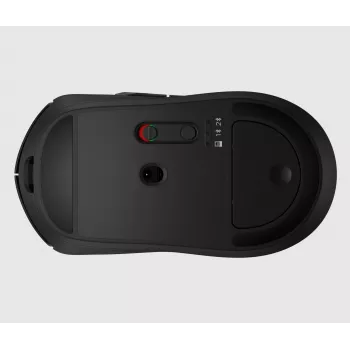 HP 700 Wiederaufladbare kabellose Maus, beidhändig, RF Wireless + Bluetooth, 6000 DPI, Schwarz