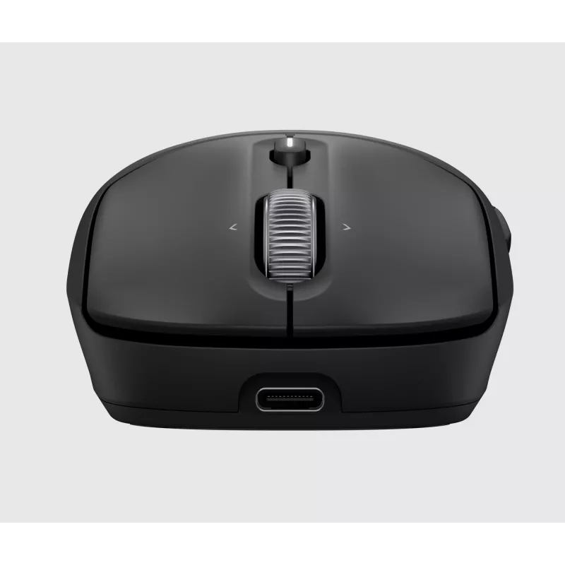 HP 700 Wiederaufladbare kabellose Maus, beidhändig, RF Wireless + Bluetooth, 6000 DPI, Schwarz