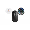 HP 700 Wiederaufladbare kabellose Maus, beidhändig, RF Wireless + Bluetooth, 6000 DPI, Schwarz
