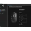 HP 700 Wiederaufladbare kabellose Maus, beidhändig, RF Wireless + Bluetooth, 6000 DPI, Schwarz
