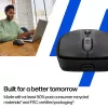 HP 700 Wiederaufladbare kabellose Maus, beidhändig, RF Wireless + Bluetooth, 6000 DPI, Schwarz
