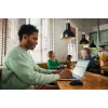 HP 700 Wiederaufladbare kabellose Maus, beidhändig, RF Wireless + Bluetooth, 6000 DPI, Schwarz