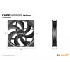 be quiet! Pure Wings 3 140mm Computergehäuselüfter 14 cm Schwarz 1 Stück