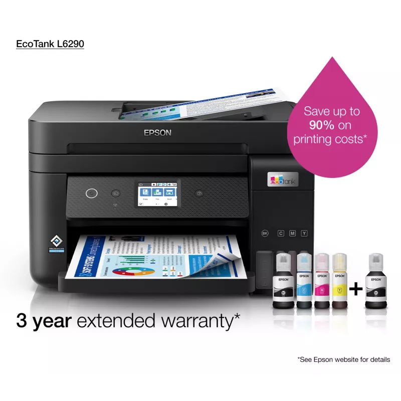 Epson EcoTank L6290 Tintenstrahl A4 4800 x 1200 DPI 33 ppm Wi-Fi