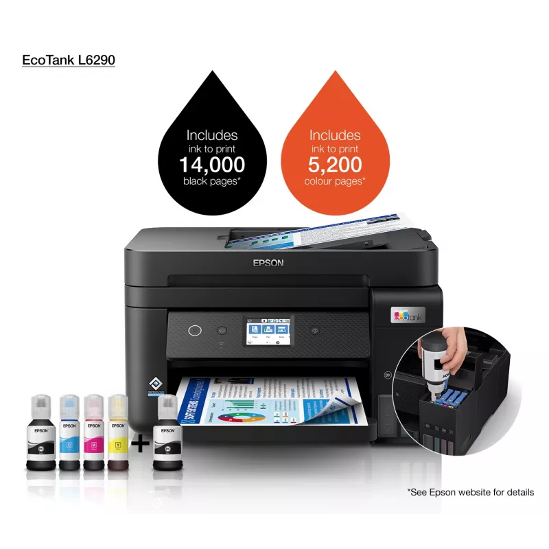 Epson EcoTank L6290 Tintenstrahl A4 4800 x 1200 DPI 33 ppm Wi-Fi