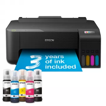 Tintenstrahldrucker Epson EcoTank L1230 Farbe, 4 Kartuschen, A4, 5760x1440 DPI, Schwarz