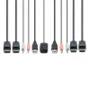 StarTech.com 2-Port Dual-Monitor DisplayPort-Kabel-KVM-Switch, 4K 60Hz, Kompakter KVM-Switch mit integrierten 1,5-m-USB-A-/DisplayPort-/Audio-Kabeln, Bus-betrieben – Umschaltung per Fernbedienungstaste/Hotkeys
