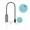 i-tec Metal USB-C Gigabit Ethernet Adapter, Kabelgebunden, USB Typ-C, Ethernet, 1000 Mbit/s, Grau