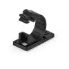 StarTech.com 100 selbstklebende Kabelmanagement-Clips schwarz – Netzwerk-/Ethernet-/Bürotisch-/Computer-Kabelorganisator – Haftkabel-/Draht-Halter – Nylon-Selbstklemmhalterung UL/94V-2 feuerfest