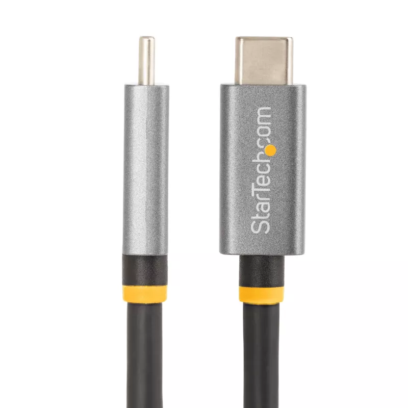 StarTech.com 1 m USB4-Kabel, USB-IF-zertifiziertes USB-C-Kabel, 40 Gbit/s, USB-Typ-C-Datenübertragungskabel, 100 W Power Delivery, 8K 60 Hz, kompatibel mit Thunderbolt 4/3/USB 3.2