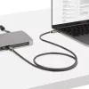 StarTech.com 1 m USB4-Kabel, USB-IF-zertifiziertes USB-C-Kabel, 40 Gbit/s, USB-Typ-C-Datenübertragungskabel, 100 W Power Delivery, 8K 60 Hz, kompatibel mit Thunderbolt 4/3/USB 3.2