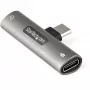 StarTech.com USB-C Audio- & Ladeadapter - USB-C-Audioadapter mit 3,5-mm-TRRS-Headset-Anschluss und 60-W-USB-Typ-C-Power-Delivery-Durchgangsladung – für USB-C-Telefone/Tablets/Laptops