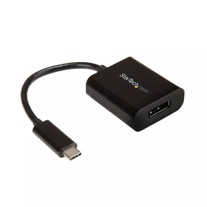 StarTech.com USB-C auf DisplayPort Adapter - 4K 60Hz/8K 30Hz - USB Typ-C zu DP 1.4 HBR2 Adapter Dongle - Kompakter USB-C (DP Alt Mode) Monitor Videokonverter - Thunderbolt 3 kompatibel