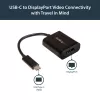 StarTech.com USB-C auf DisplayPort Adapter - 4K 60Hz/8K 30Hz - USB Typ-C zu DP 1.4 HBR2 Adapter Dongle - Kompakter USB-C (DP Alt Mode) Monitor Videokonverter - Thunderbolt 3 kompatibel