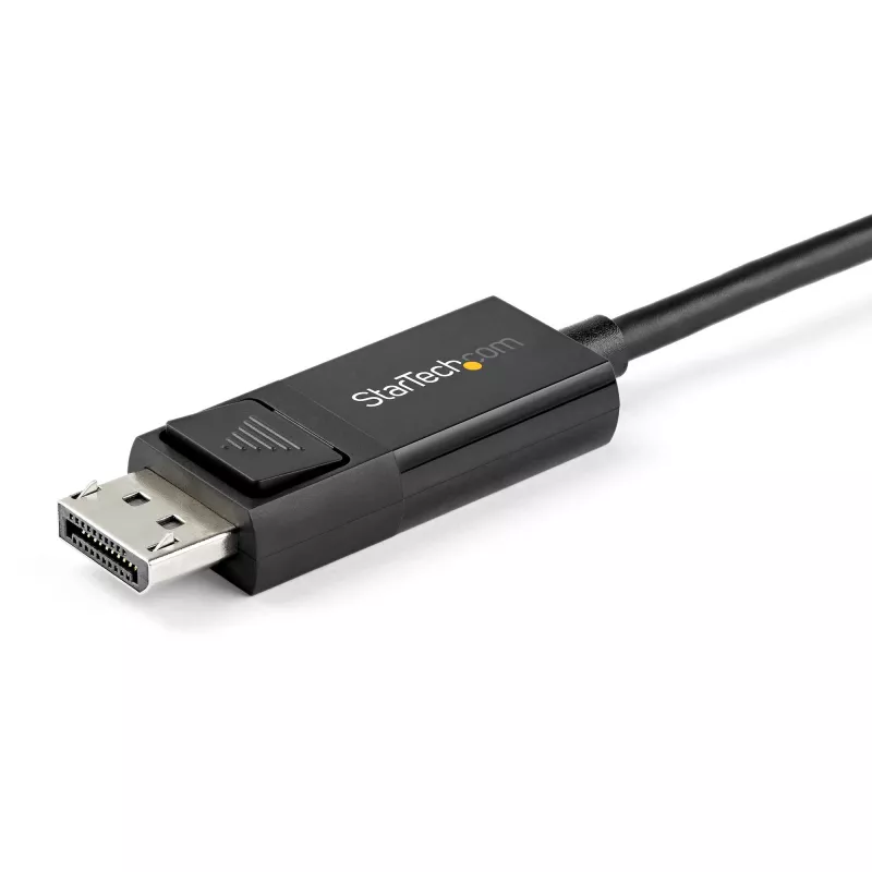 StarTech.com 1 m USB-C auf DisplayPort 1.4 Kabel 8K 60 Hz/4K – bidirektionales DP zu USB-C oder USB-C zu DP umkehrbares Videoadapterkabel – HBR3/HDR/DSC – USB Type-C/Thunderbolt Monitorkabel