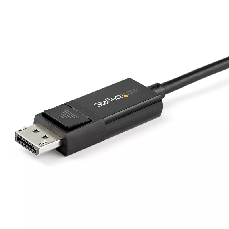 StarTech.com 2m USB-C auf DisplayPort 1.4 Kabel 8K 60Hz/4K - Bidirektionales DP auf USB-C oder USB-C auf DP reversibles Videoadapterkabel - HBR3/HDR/DSC - USB Typ-C/Thunderbolt 3 Monitor Kabel (CDP2DP142MBD)