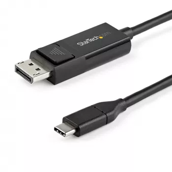 StarTech.com 1m USB-C auf DisplayPort 1.2 Kabel 4K 60Hz - Bidirektionales DP auf USB-C oder USB-C auf DP reversibles Video-Adapterkabel - HBR2/HDR - USB Typ C/Thunderbolt Monitorkabel