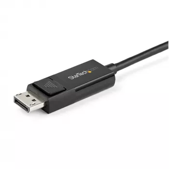 StarTech.com 1m USB-C auf DisplayPort 1.2 Kabel 4K 60Hz - Bidirektionales DP auf USB-C oder USB-C auf DP reversibles Video-Adapterkabel - HBR2/HDR - USB Typ C/Thunderbolt Monitorkabel