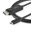 StarTech.com 1m USB-C auf DisplayPort 1.2 Kabel 4K 60Hz - Bidirektionales DP auf USB-C oder USB-C auf DP reversibles Video-Adapterkabel - HBR2/HDR - USB Typ C/Thunderbolt Monitorkabel