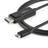 StarTech.com 6.6ft (2m) USB C zu DisplayPort 1.2 Kabel 4K 60Hz - Bidirektionales DP zu USB-C oder USB-C zu DP umkehrbares Video-Adapterkabel - HBR2/HDR - USB Typ C/Thunderbolt Monitorkabel