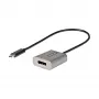 StarTech.com USB-C-auf-DisplayPort-Adapter – 8K/4K 60Hz USB-C-auf-DisplayPort-1.4-Adapter-Dongle – USB-Typ-C-auf-DP-Monitor-Videokonverter – kompatibel mit Thunderbolt 3 – mit 30 cm langem, angebrachtem Kabel