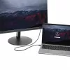 StarTech.com 1,8 m USB-C-auf-DisplayPort-1.2-Kabel 4K 60 Hz – USB-C-auf-DisplayPort-Adapterkabel HBR2 – USB-Typ-C-DP-Alt-Mode-auf-DP-Monitor-Videokabel – funktioniert mit Thunderbolt 3 – Schwarz