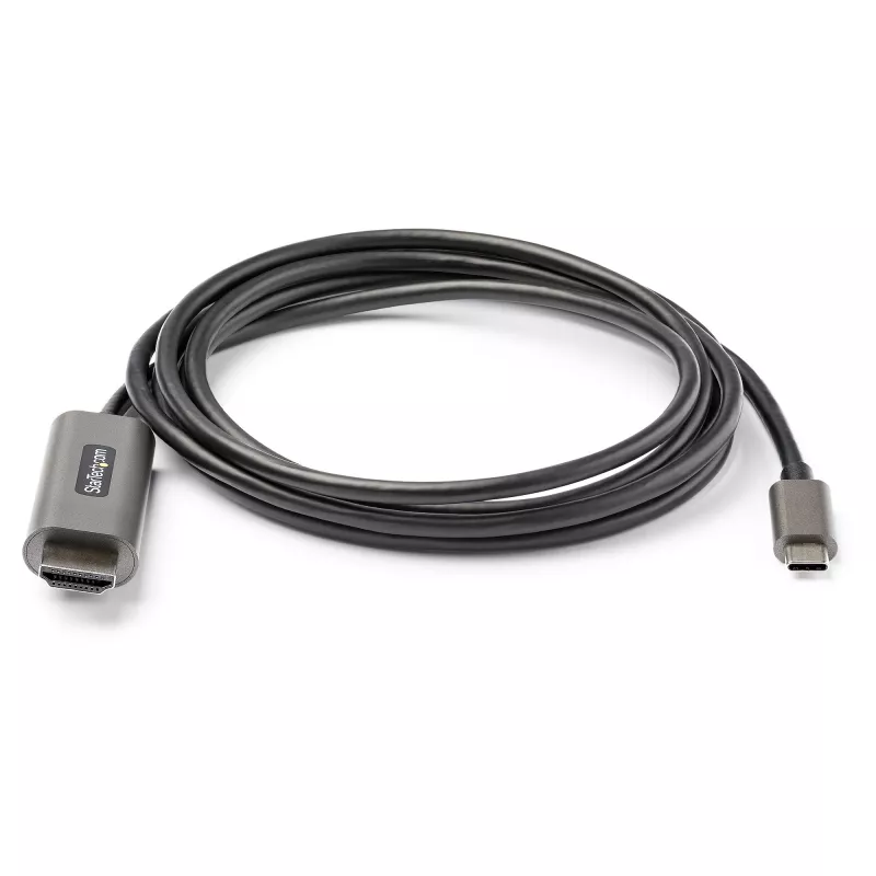 StarTech.com 1,8 m (2 m) USB-C auf HDMI Kabel 4K 60 Hz mit HDR10 – Ultra HD USB Typ-C auf 4K HDMI 2.0b Videoadapterkabel – USB-C auf HDMI HDR Monitor/Display Konverter – DP 1.4 Alt Mode HBR3