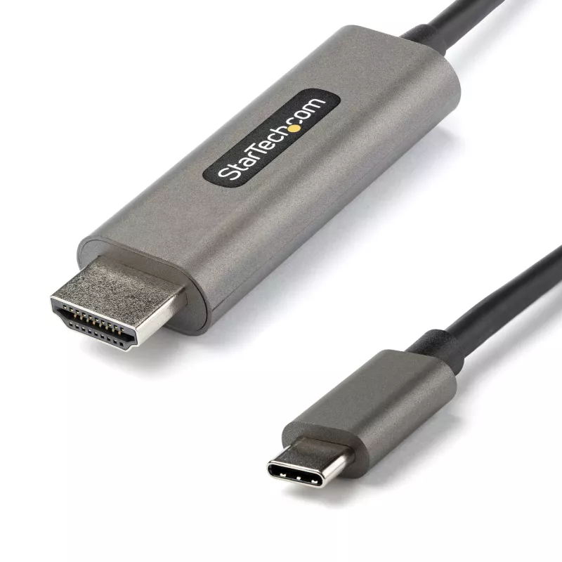 StarTech.com 1,8 m (2 m) USB-C auf HDMI Kabel 4K 60 Hz mit HDR10 – Ultra HD USB Typ-C auf 4K HDMI 2.0b Videoadapterkabel – USB-C auf HDMI HDR Monitor/Display Konverter – DP 1.4 Alt Mode HBR3