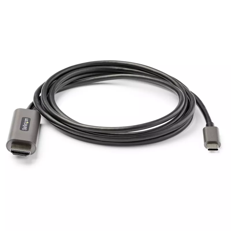 StarTech.com 1,8 m (2 m) USB-C auf HDMI Kabel 4K 60 Hz mit HDR10 – Ultra HD USB Typ-C auf 4K HDMI 2.0b Videoadapterkabel – USB-C auf HDMI HDR Monitor/Display Konverter – DP 1.4 Alt Mode HBR3