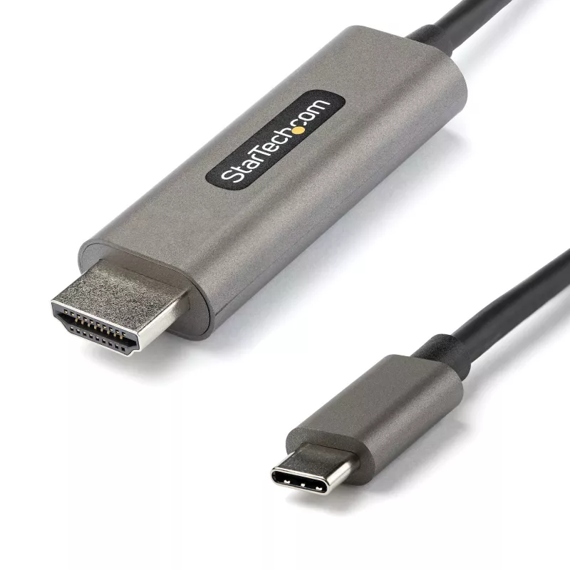 StarTech.com 4,9m (5m) USB-C auf HDMI Kabel 4K 60Hz mit HDR10 - Ultra HD USB Typ-C auf 4K HDMI 2.0b Videoadapterkabel - USB-C auf HDMI HDR Monitor/Display Konverter - DP 1.4 Alt Mode HBR3