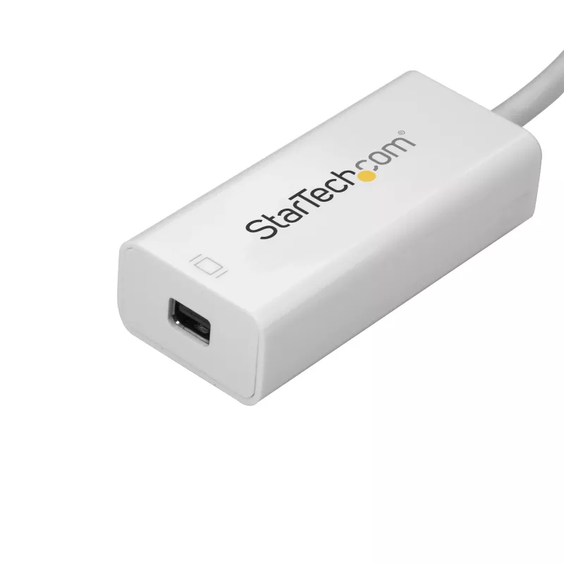 StarTech.com USB-C auf Mini DisplayPort Adapter – 4K 60 Hz – Weiß – USB 3.1 Type-C auf Mini DP Adapter – Aktualisierte Version ist CDP2MDPEC