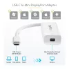 StarTech.com USB-C auf Mini DisplayPort Adapter – 4K 60 Hz – Weiß – USB 3.1 Type-C auf Mini DP Adapter – Aktualisierte Version ist CDP2MDPEC