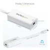 StarTech.com USB-C auf Mini DisplayPort Adapter – 4K 60 Hz – Weiß – USB 3.1 Type-C auf Mini DP Adapter – Aktualisierte Version ist CDP2MDPEC