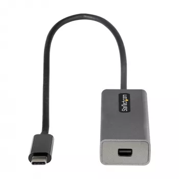 StarTech.com USB-C auf Mini DisplayPort Adapter – 4K 60Hz USB-C auf mDP Adapter Dongle – USB Type-C auf Mini DP Monitor – Videokonverter – Kompatibel mit Thunderbolt 3 – 30 cm langes, angebrachtes Kabel – Aktualisierte Version des CDP2MDP