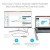 StarTech.com USB-C auf Mini DisplayPort Adapter – 4K 60Hz USB-C auf mDP Adapter Dongle – USB Type-C auf Mini DP Monitor – Videokonverter – Kompatibel mit Thunderbolt 3 – 30 cm langes, angebrachtes Kabel – Aktualisierte Version des CDP2MDP