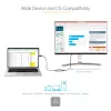 StarTech.com USB-C auf Mini DisplayPort Adapter – 4K 60Hz USB-C auf mDP Adapter Dongle – USB Type-C auf Mini DP Monitor – Videokonverter – Kompatibel mit Thunderbolt 3 – 30 cm langes, angebrachtes Kabel – Aktualisierte Version des CDP2MDP