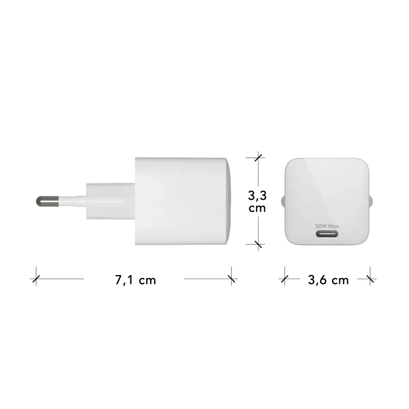 dbramante1928 re-charge Pro - EU-Wandladegerät - USB-C 30W - W