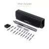 StarTech.com 20-Bit Elektrischer Präzisions-Schraubendreher-Set - Tragbarer/Mini-akku-betriebener Bit-Treiber-Kit für Reparaturen an Elektronik, Laptops, Computern, Tablets & Telefonen - Magnetisch - Kabellos