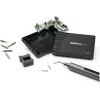 StarTech.com 55-Bit elektrischer Präzisionsschraubendreher-Satz – Tragbares kabelloses batteriebetriebenes Bit-Schraubendreher-Set für Elektronik-, Laptop-, Computer-, Tablet- und Telefonreparaturen – Magnetische Arbeitsunterlage