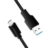 USB-Kabel LogiLink CU0166 USB 3.2 Gen 1 0,15 m USB A USB C Schwarz