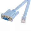 StarTech.com 6 ft RJ45 auf DB9 Cisco Console Management Router-Kabel – M/F