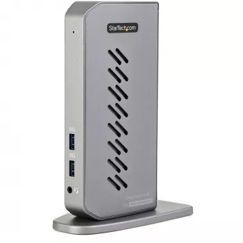 StarTech.com USB-C USB-A Dock - Hybrid Universal USB 3.0 Dockingstation für USB-C- oder USB-A-Laptop - Dual-Monitor 4K 60Hz HDMI/DisplayPort - 6x USB-A, GbE - USB 3.1 Gen 1 - Windows/Mac