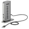 StarTech.com USB-C USB-A Dock - Hybrid Universal USB 3.0 Dockingstation für USB-C- oder USB-A-Laptop - Dual-Monitor 4K 60Hz HDMI/DisplayPort - 6x USB-A, GbE - USB 3.1 Gen 1 - Windows/Mac