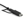 StarTech.com Universelle Laptop-Dockingstation, Hybrid-USB-C- & USB-A-Dock, Dual 4K DP & HDMI, 100W PD, Mac / Windows / Chrome OS, 4x USB 5Gbps Hub, GbE
