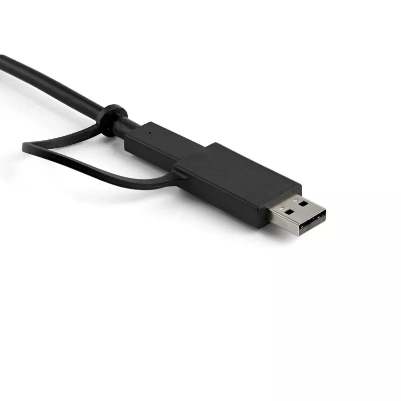 StarTech.com Universelle Laptop-Dockingstation, Hybrid-USB-C- & USB-A-Dock, Dual 4K DP & HDMI, 100W PD, Mac / Windows / Chrome OS, 4x USB 5Gbps Hub, GbE