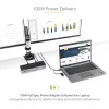 StarTech.com Universelle Laptop-Dockingstation, Hybrid-USB-C- & USB-A-Dock, Dual 4K DP & HDMI, 100W PD, Mac / Windows / Chrome OS, 4x USB 5Gbps Hub, GbE