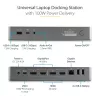 StarTech.com Universelle Laptop-Dockingstation, Hybrid-USB-C- & USB-A-Dock, Dual 4K DP & HDMI, 100W PD, Mac / Windows / Chrome OS, 4x USB 5Gbps Hub, GbE