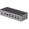 StarTech.com USB-C-Dock – 4K 60Hz Quad-Monitor DisplayPort & HDMI – Universelle USB-C-Dockingstation mit 100W Power Delivery – USB-Hub mit 1x USB Type-C & 3x USB-A, Ethernet, Audio