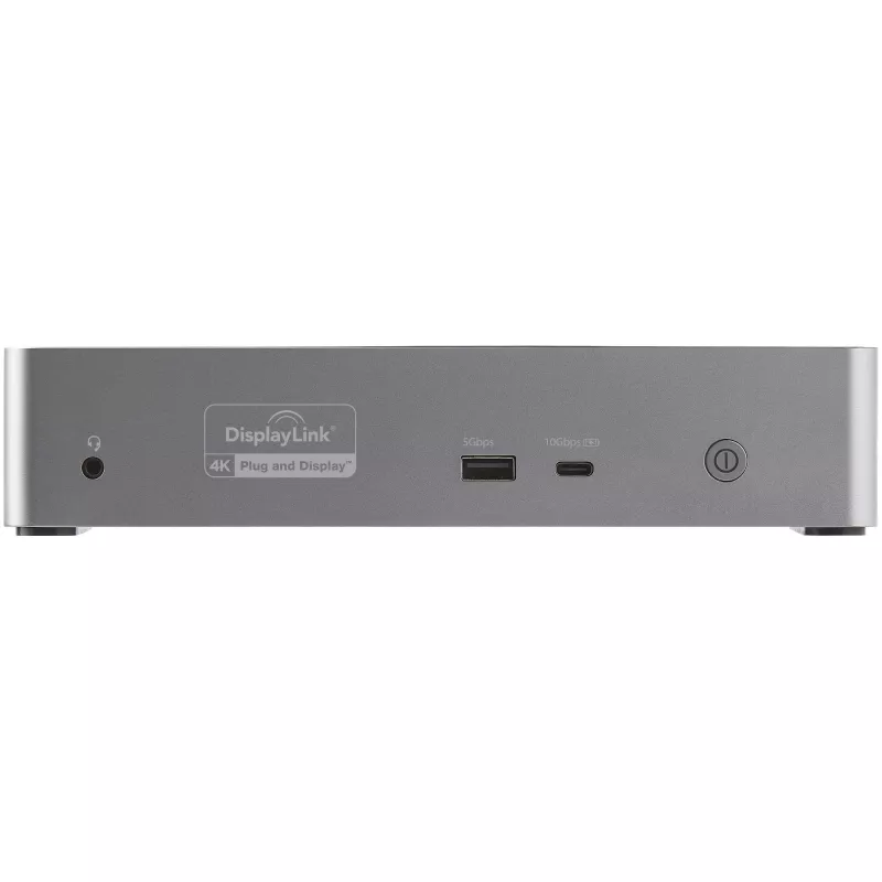 StarTech.com USB-C-Dock – 4K 60Hz Quad-Monitor DisplayPort & HDMI – Universelle USB-C-Dockingstation mit 100W Power Delivery – USB-Hub mit 1x USB Type-C & 3x USB-A, Ethernet, Audio