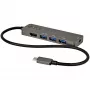 StarTech.com USB-C-Multiport-Adapter - USB-C auf HDMI 2.0b 4K 60Hz (HDR10), 100W Power Delivery Pass-Through, 4-Port USB 3.0 Hub - USB Typ-C Mini-Dock - 30 cm langes, fest verbautes Kabel
